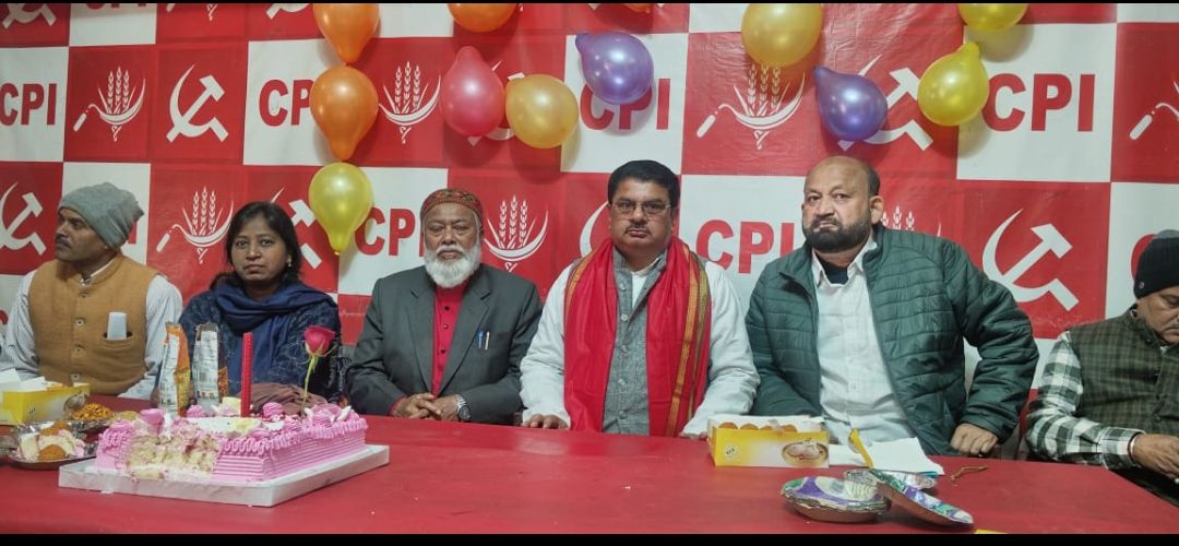 भारतीय कम्युनिस्ट पार्टी ने धूमधाम से मनाया शताब्दी वर्ष समारोह