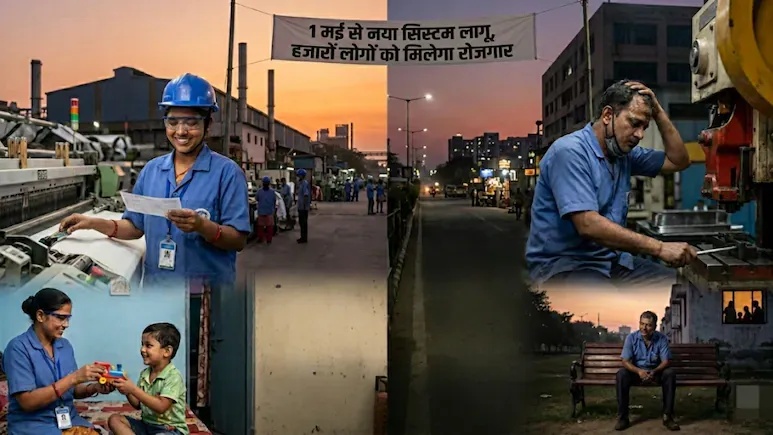 नोएडा की फैक्ट्रियों में 1 मई से लागू होगा 'टू-शिफ्ट' सिस्टम: खत्म होगा ओवरटाइम, हजारों नए रोजगार के अवसर खुलेंगे