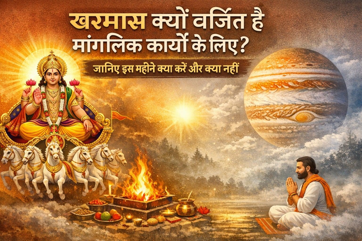 खरमास 2025: क्यों वर्जित हैं मांगलिक कार्य और क्या करें