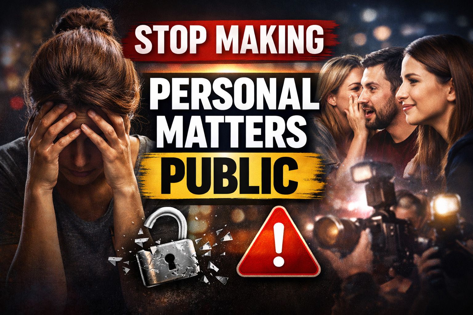 ना करें किसी की निजी बातों को सार्वजनिक
