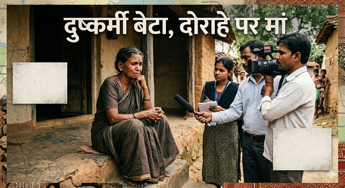 दुष्कर्मी बेटा, दोराहे पर मां: अपराध की आग में झुलसता एक निर्दोष परिवार