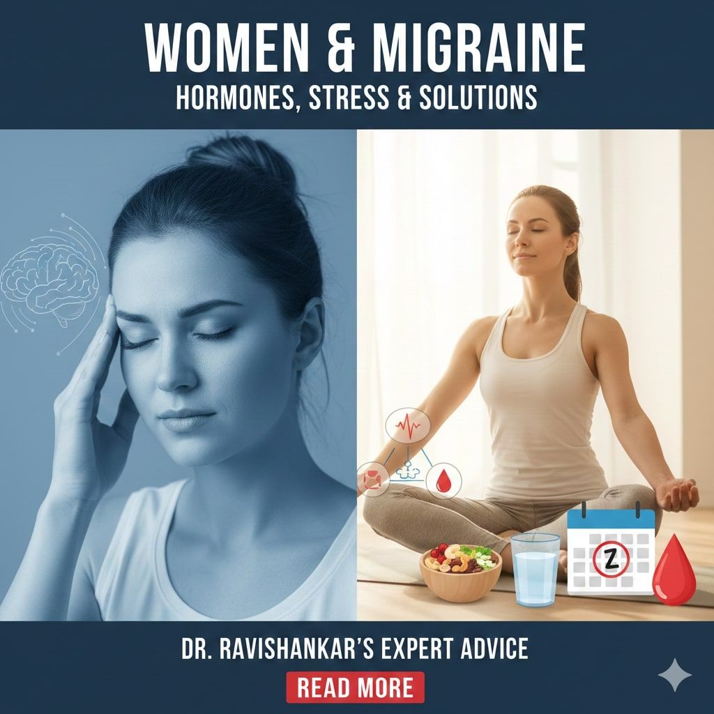 महिलाओं में माइग्रेन: हार्मोनल बदलाव, कारण और बचाव के असरदार उपाय