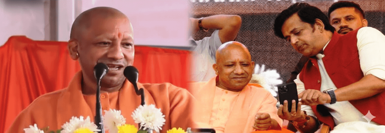 गोरखपुर में कुश्ती के दंगल में 'चुटीले' बोल: जब CM योगी ने रवि किशन की 'ठंड' और 'पसीने' पर लिए मजे