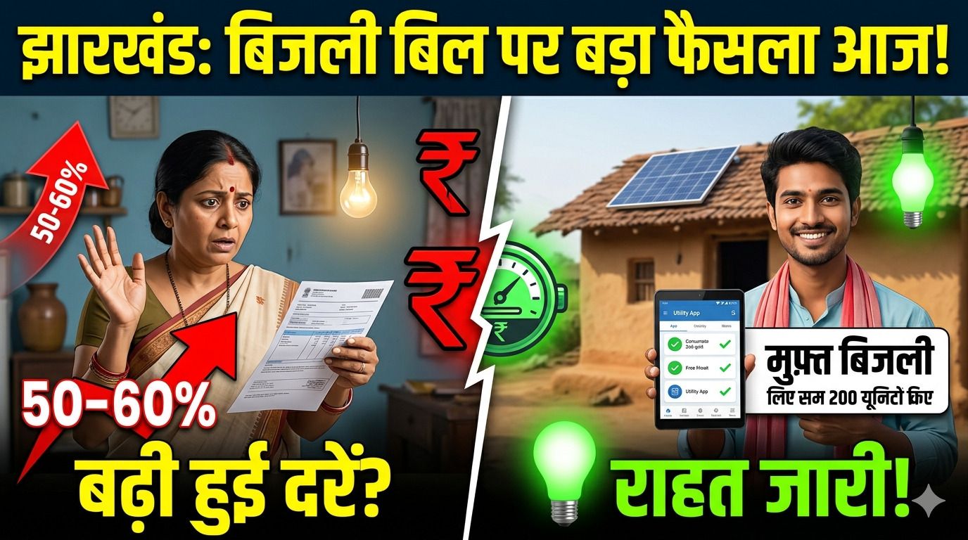 झारखंड में बिजली की दरों में भारी बढ़ोतरी की तैयारी: आज आएगा नियामक आयोग का फैसला