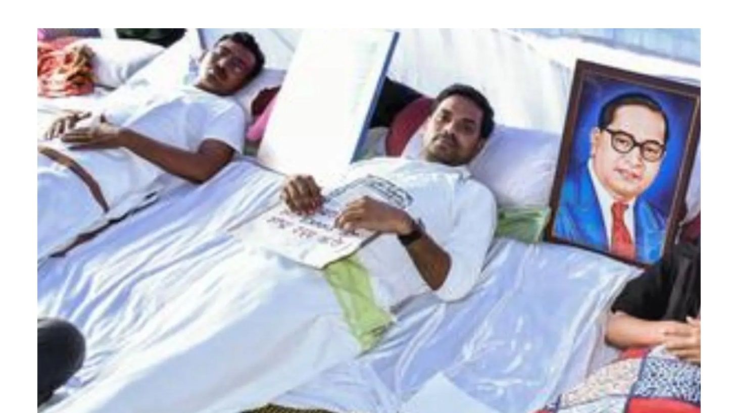 धरना स्थल पर स्वास्थ्य शिविर लगाने की मांग