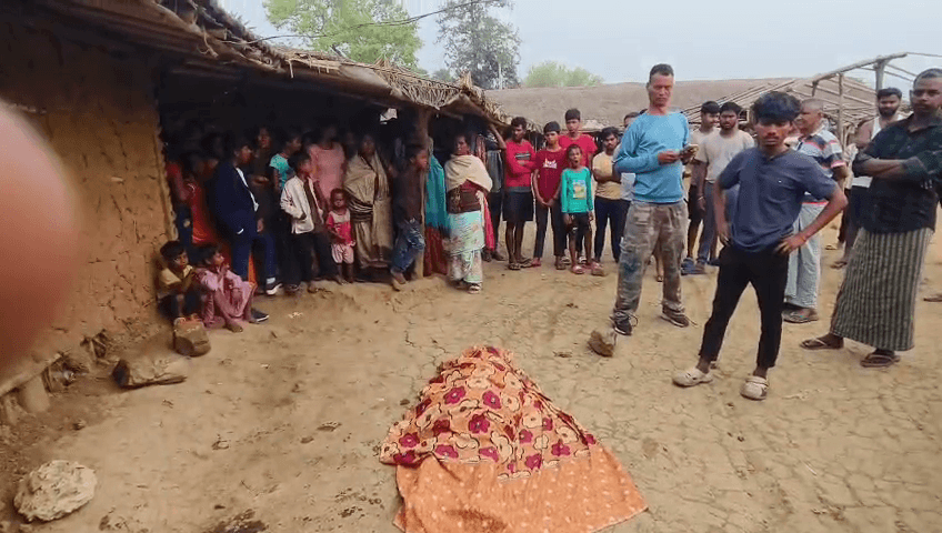 आपसी जमीनी विवाद में महिला की पत्थर से मारकर हत्या