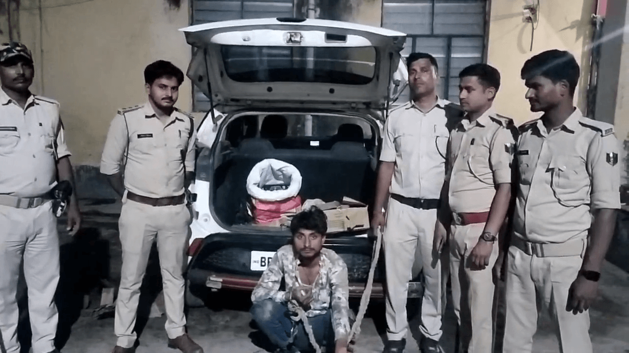 मधेपुरा में शराब के साथ तस्कर गिरफ्तार