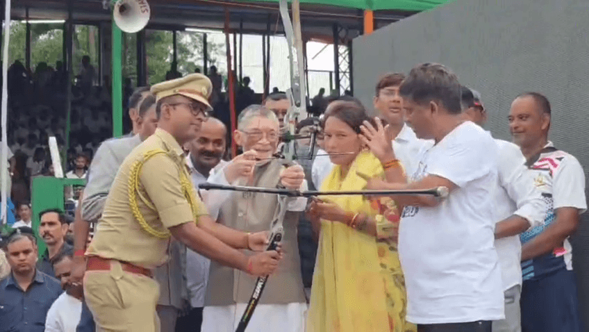 राज्यपाल ने एनटीपीसी राष्ट्रीय रैंकिंग तीरंदाजी प्रतियोगिता का किया उद्घाटन