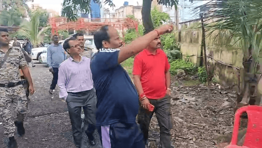 सदर विधायक प्रदीप प्रसाद के आवास के पास देखी गई संदिग्ध गतिविधि