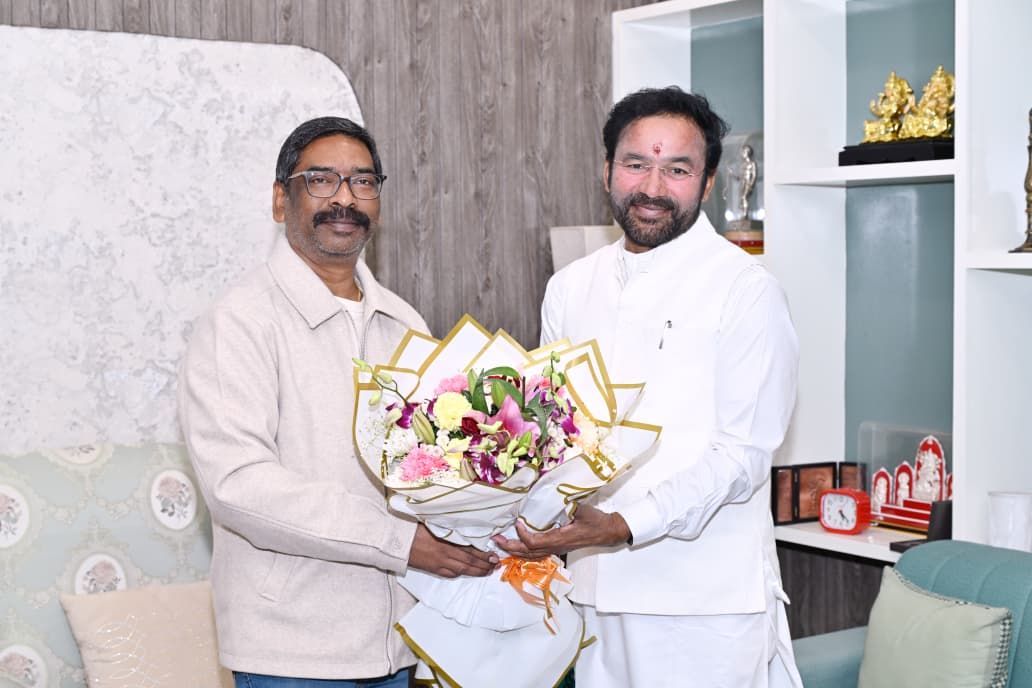 मुख्यमंत्री हेमन्त सोरेन और केंद्रीय कोयला मंत्री जी. किशन रेड्डी की अहम बैठक, झरिया मास्टर प्लान समेत कई मुद्दों पर बनी सहमति