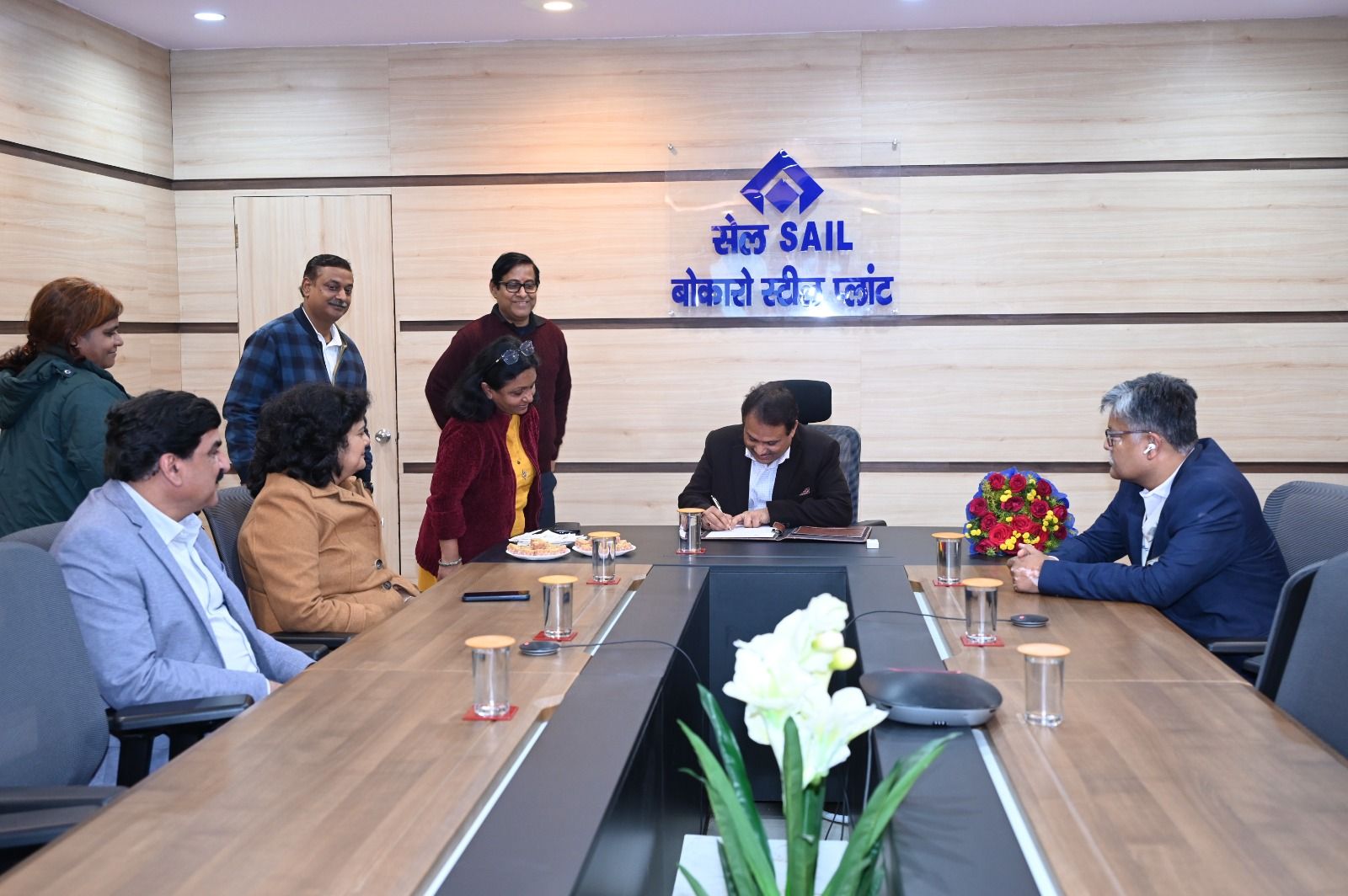 प्रिय रंजन ने संभाला बोकारो स्टील प्लांट के निदेशक प्रभारी का पदभार