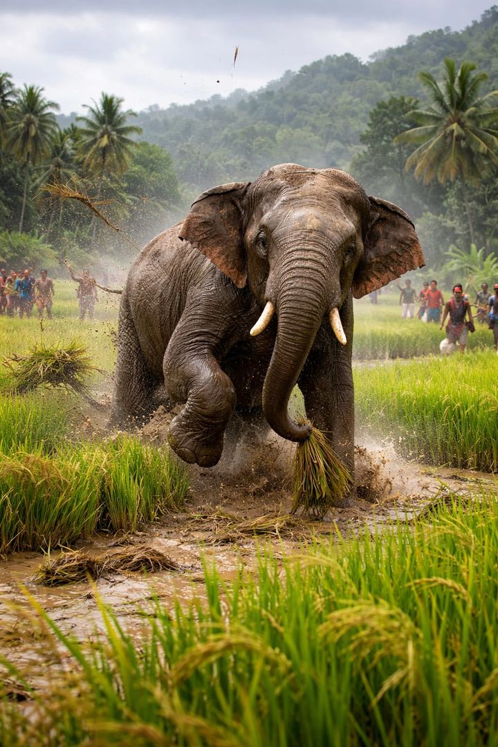 हाथी के हमले में मासूम की मौत