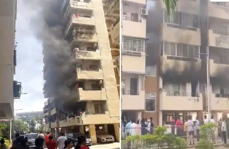 रांची के पुंदाग ओपी क्षेत्र में सिलेंडर ब्लास्ट से ब्लॉक E-1 का फ्लैट दहला