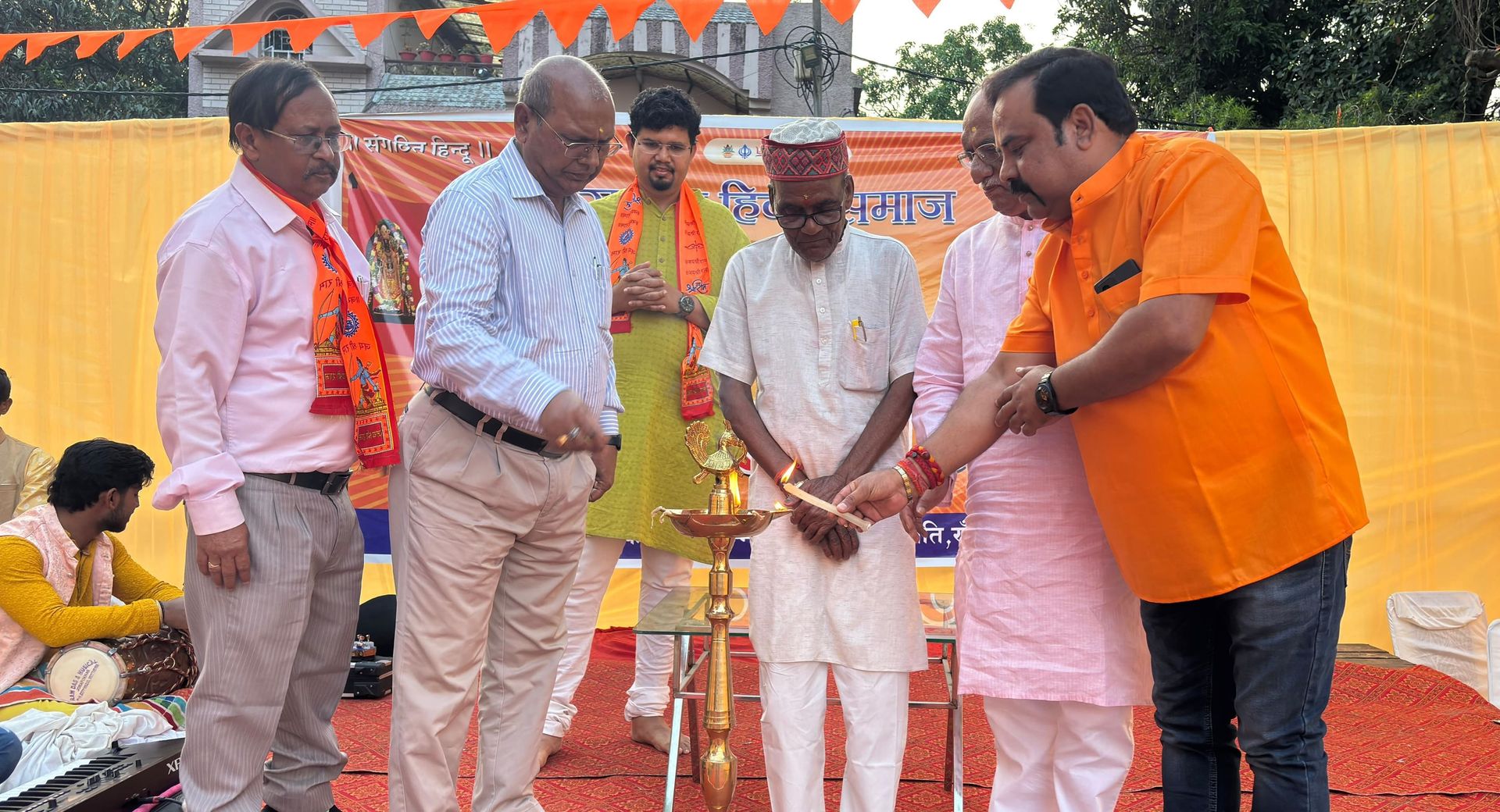 हाउसिंग कॉलोनी चौक बरियातू में विराट हिंदू सम्मेलन का आयोजन