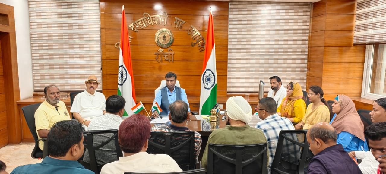 राजधानी के वार्ड पार्षदों ने रांची उपायुक्त से मुलाकात की