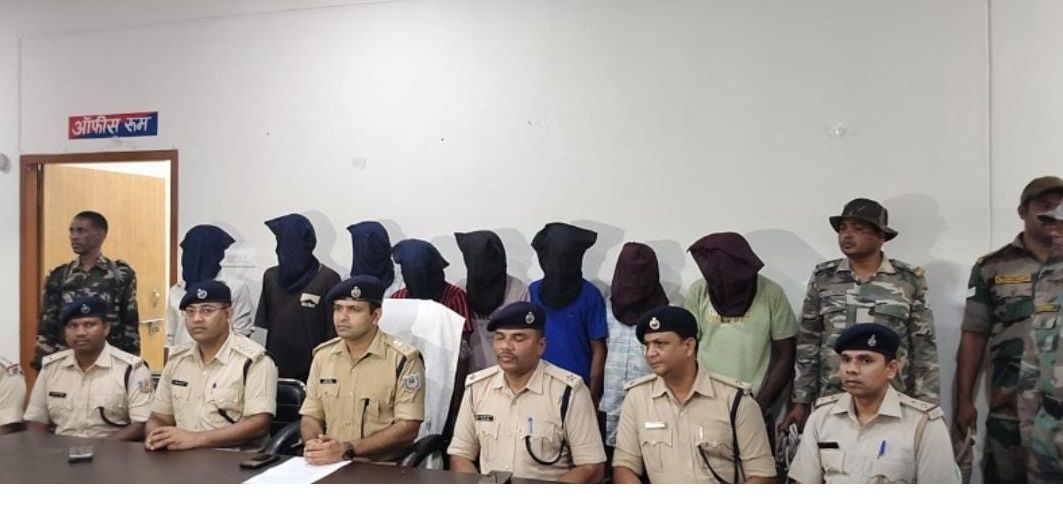 रांची पुलिस ने बाइक चोरी के आठ आरोपियों को किया गिरफ्तार