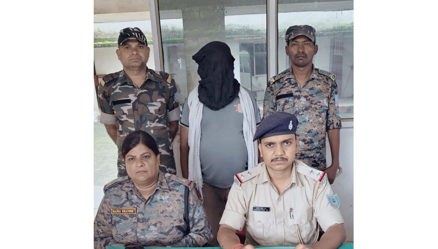 रंगदारी मांगने के मामले में अपराधकर्मी गिरफ्तार